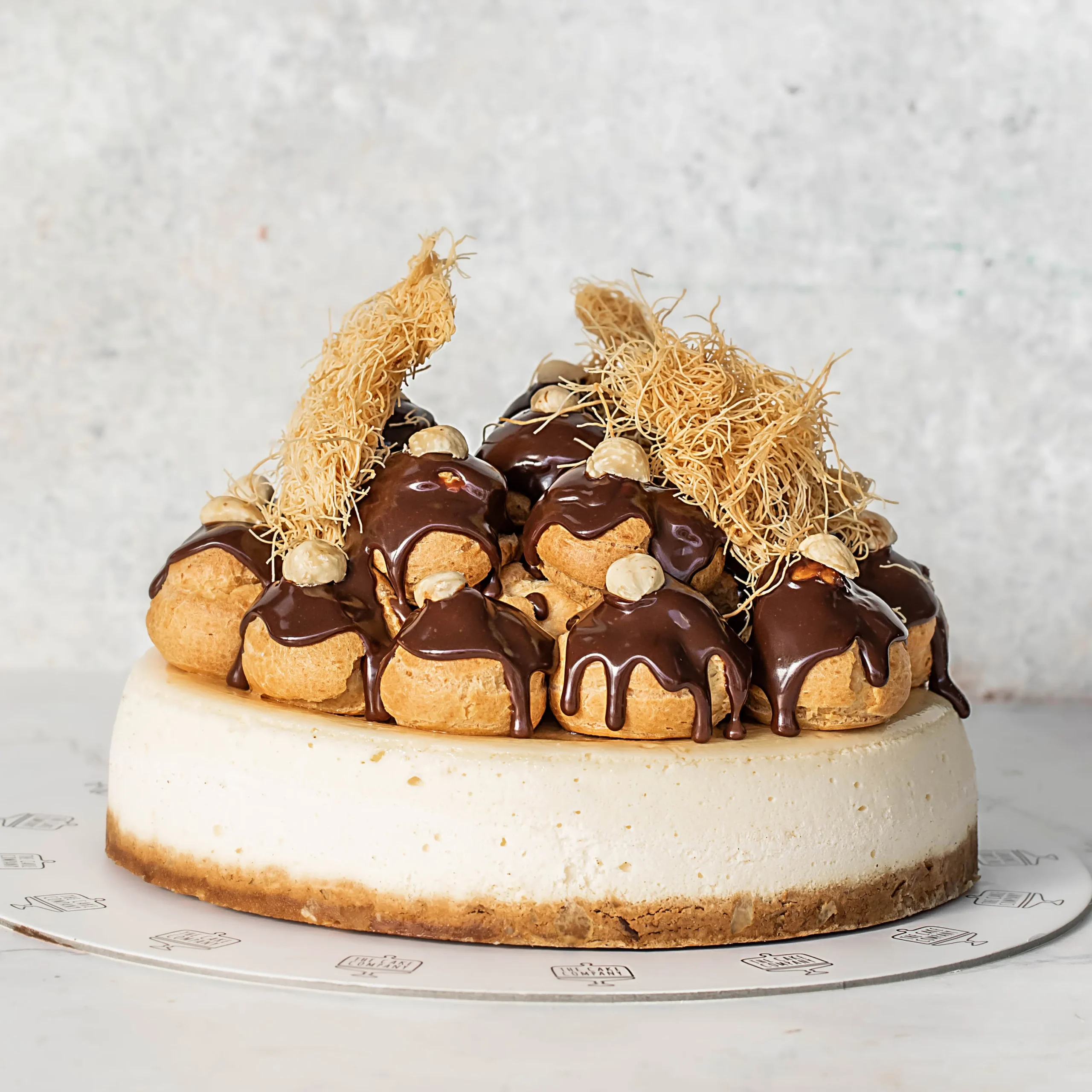 Kunafa Puff Cheesecake